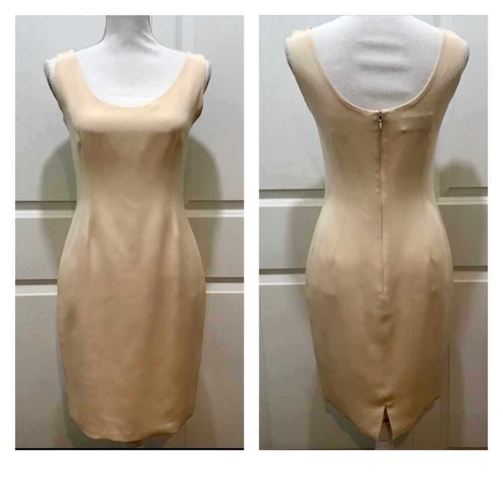 SYLVIA HEISEL Sleeveless Sheath Dress